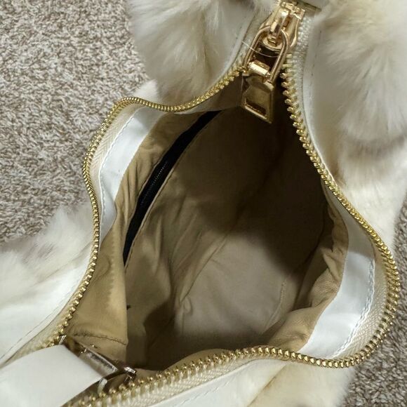 Multi Use Style Handmade Real Rex Rabbit Fur Purse/Shoulder Bag/Crossbody - Picture 16 of 16